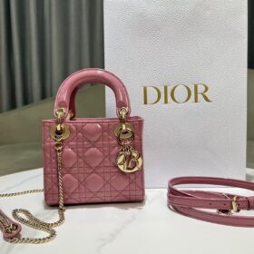 Lady Dior Mini Patent Calfskin Lady Dior Mini Patent Calfskin