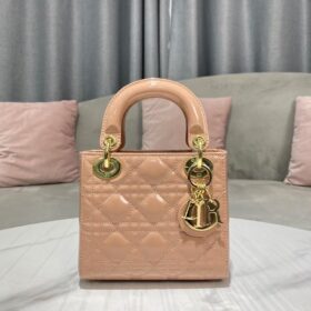 Lady Dior Mini Patent Calfskin Lady Dior Mini Patent Calfskin