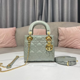 Lady Dior Mini Patent Calfskin Lady Dior Mini Patent Calfskin