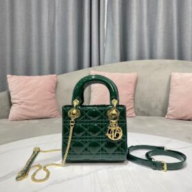 Lady Dior Mini Patent Calfskin Lady Dior Mini Patent Calfskin