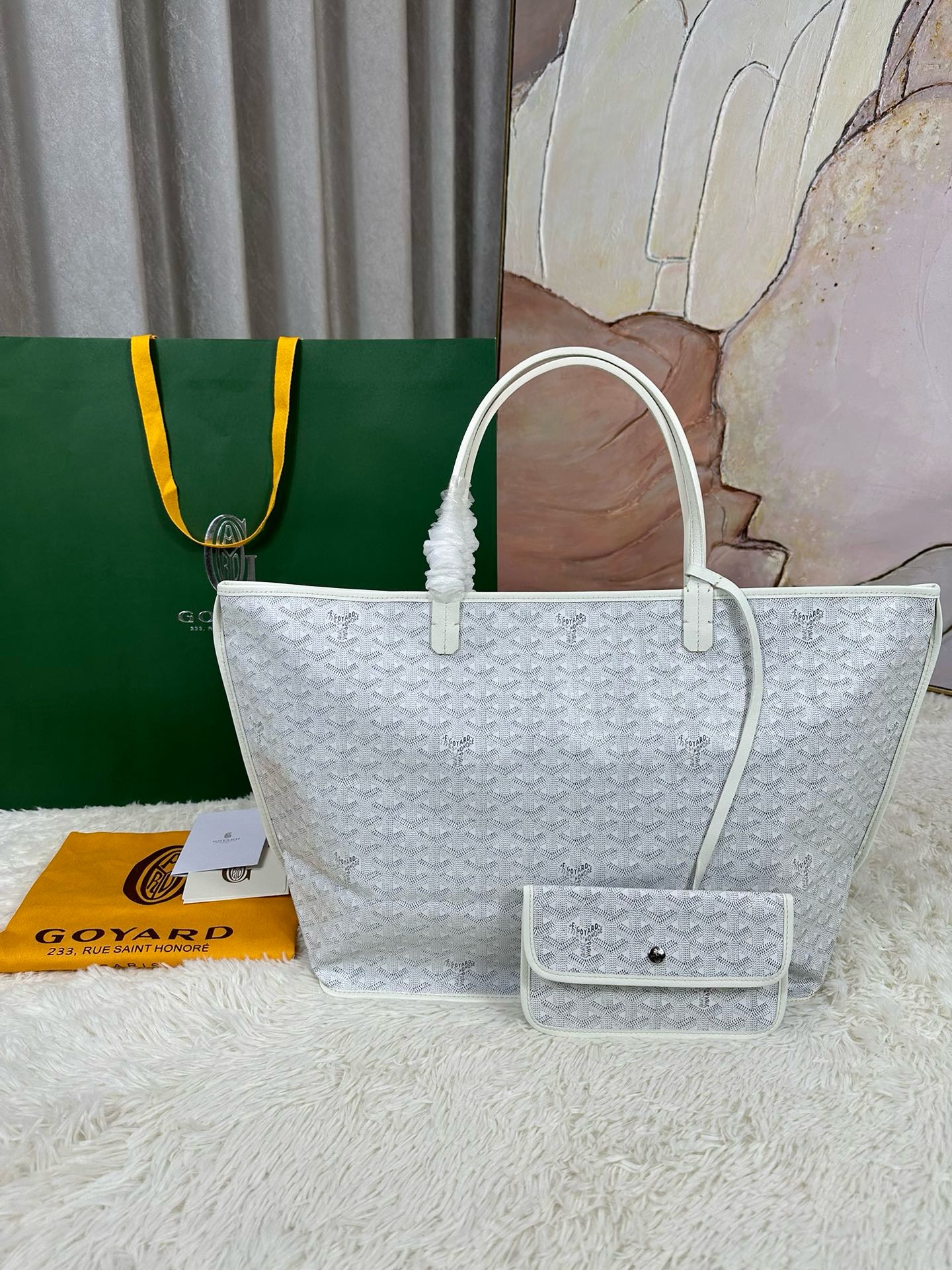 Goyard Anjou GM Black Tan