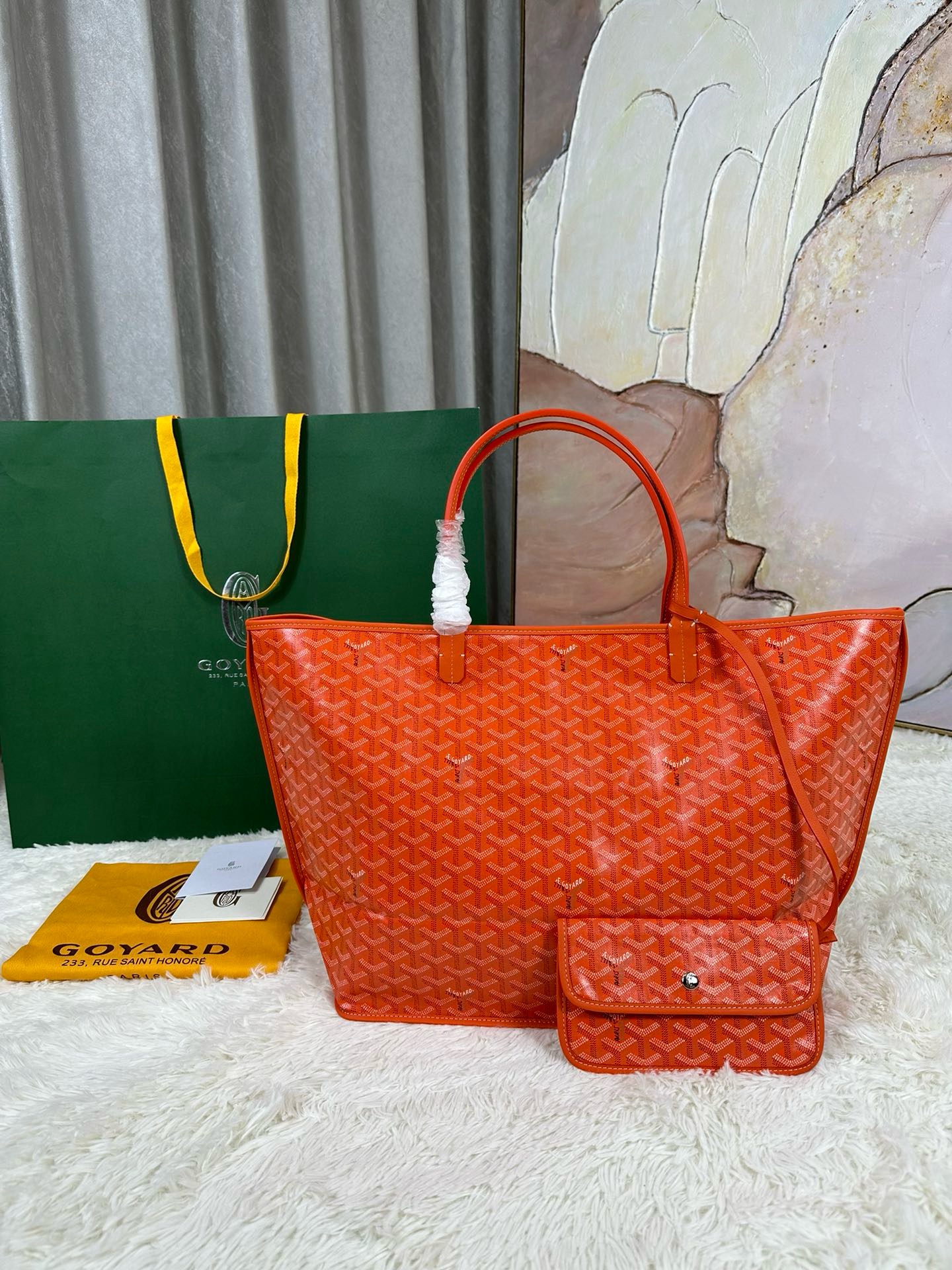 Goyard Anjou GM Black Tan