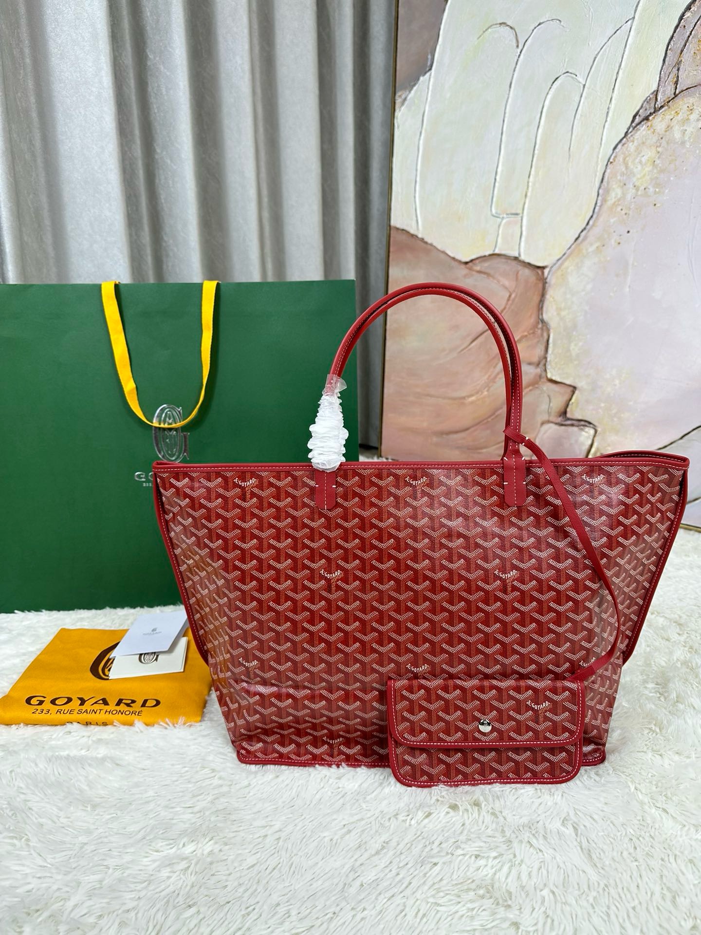 Goyard Anjou GM Black Tan