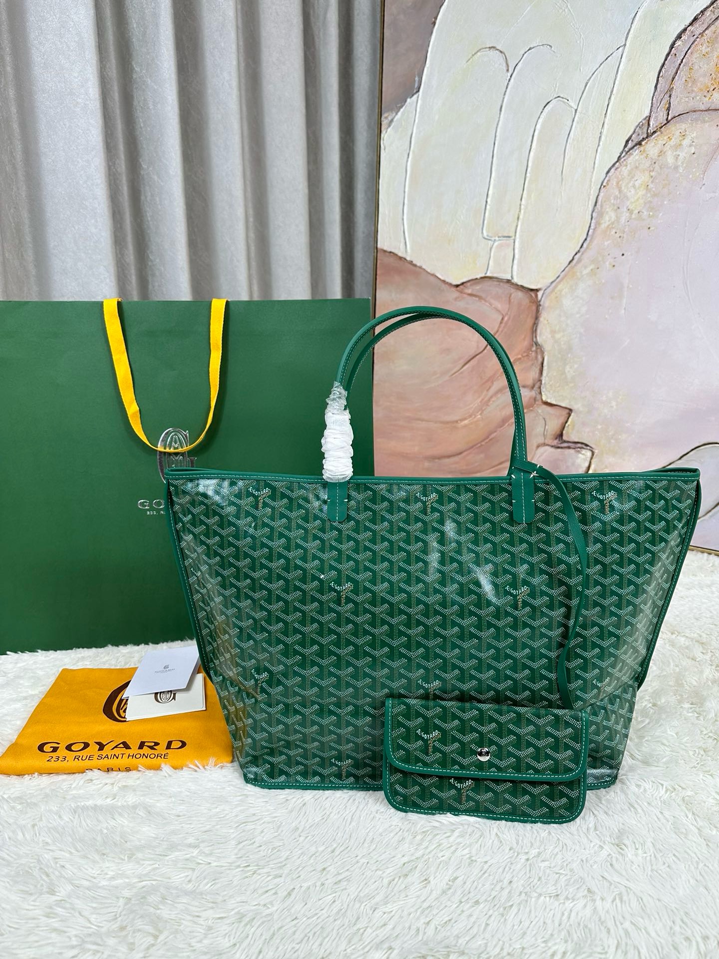 Goyard Anjou GM Black Tan
