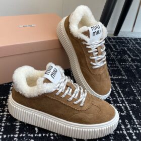 Miu Miu Suede Sneakers