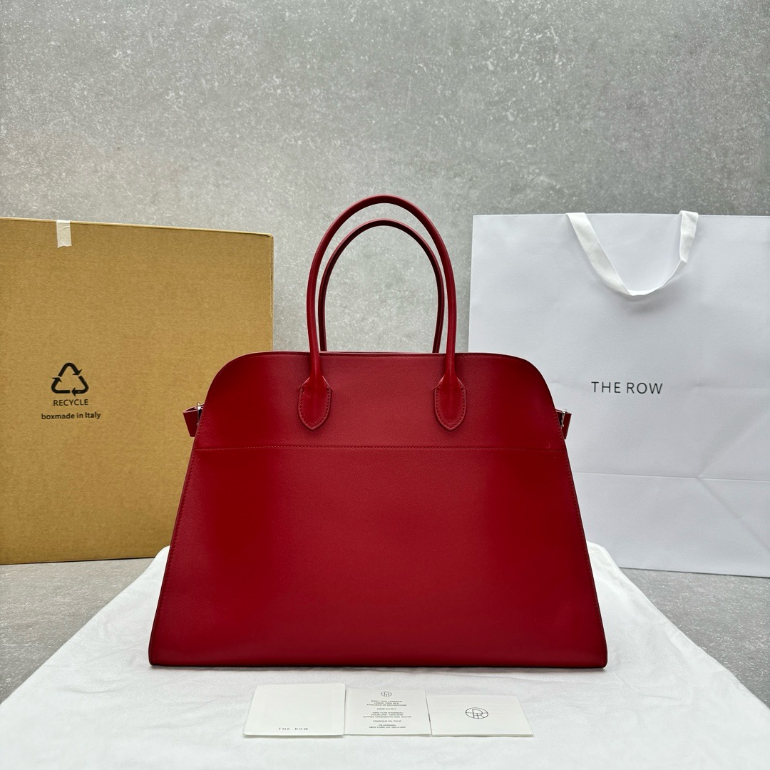 The Row Soft Margaux 17 Bag in Leather