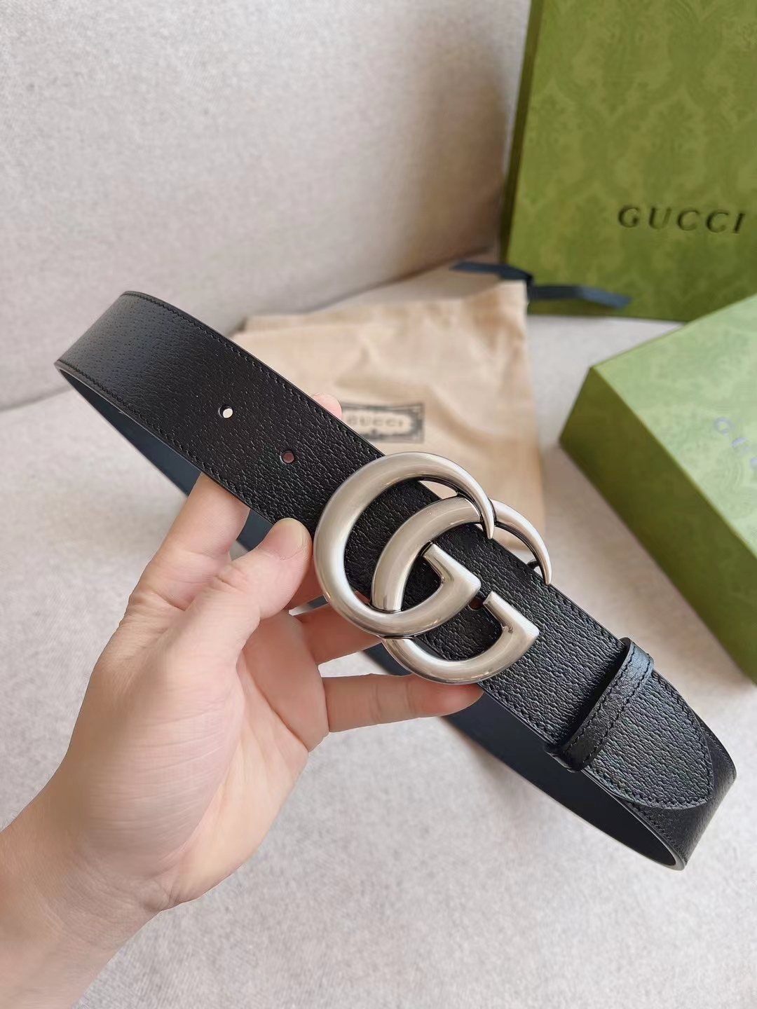 Gucci GG Marmont Wide Belt