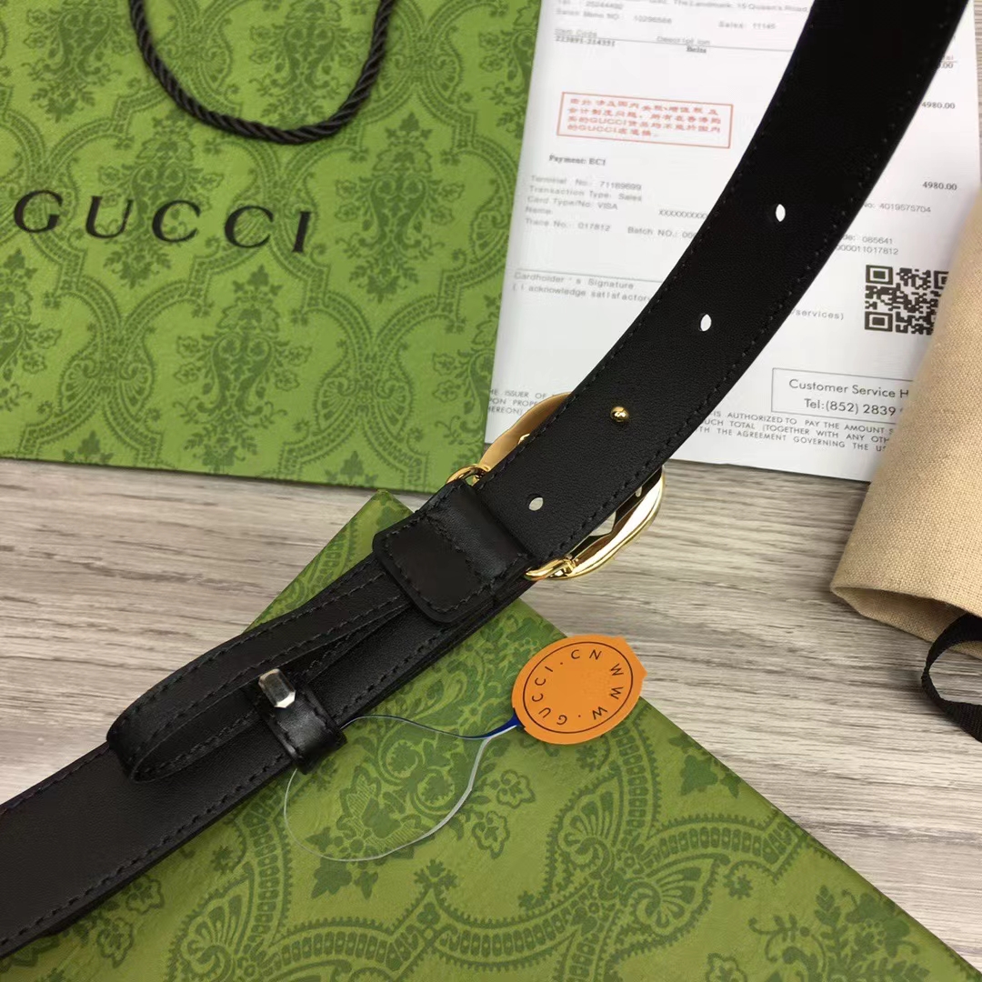 Gucci Belt With Interlocking G Buckle Gucci Belt With Interlocking G Buckle