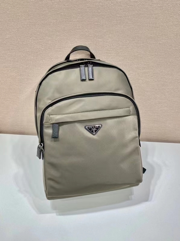 Prada Re-Nylon And Saffiano Leather Backpack