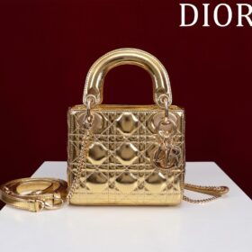 Lady Dior Mini Gold Lady Dior Mini Gold