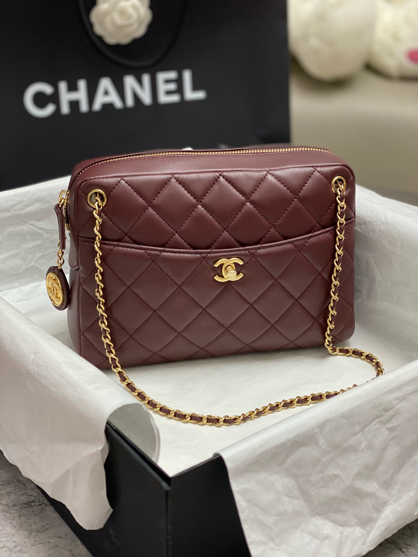Prada Re-Nylon and Leather Shoulder Bag