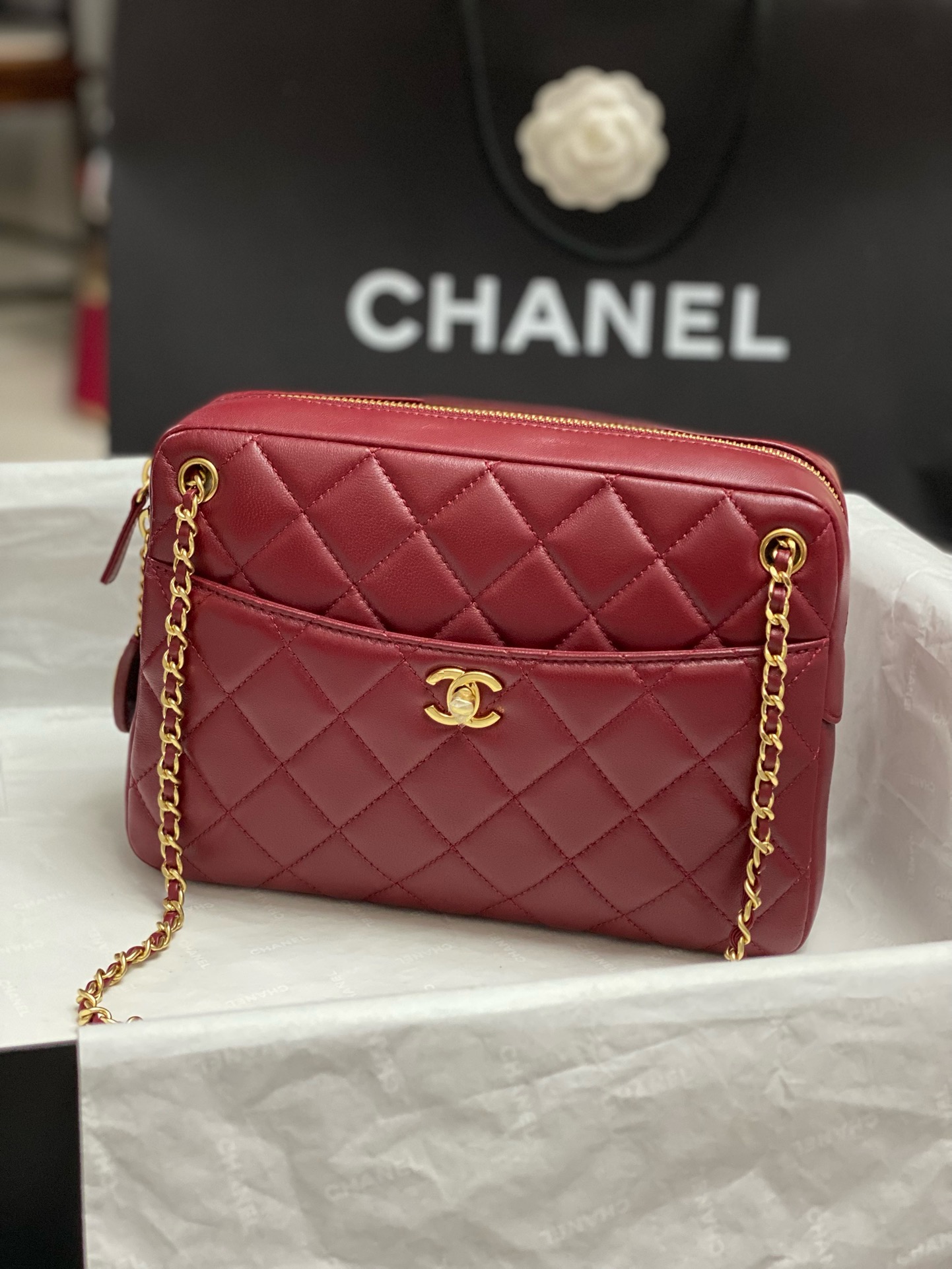 Prada Re-Nylon and Leather Shoulder Bag