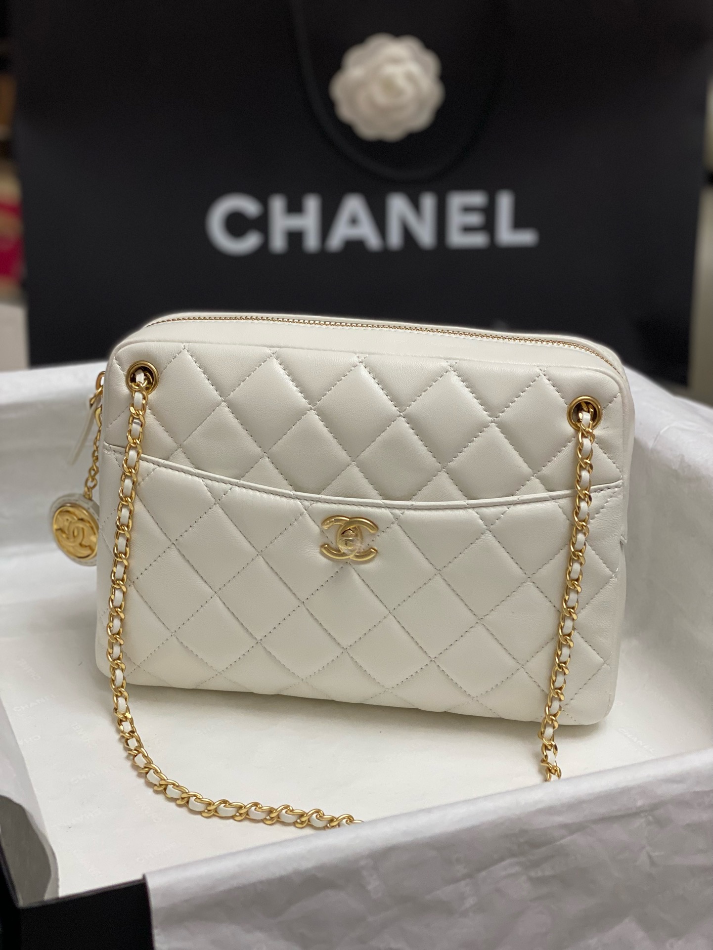 Prada Re-Nylon and Leather Shoulder Bag