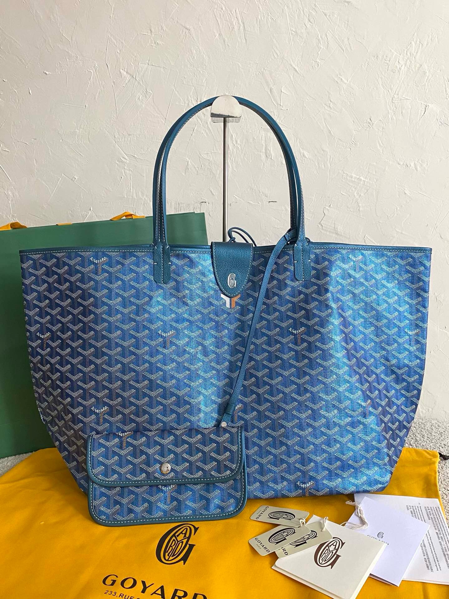 Goyard St. Louis GM Pearly Blue