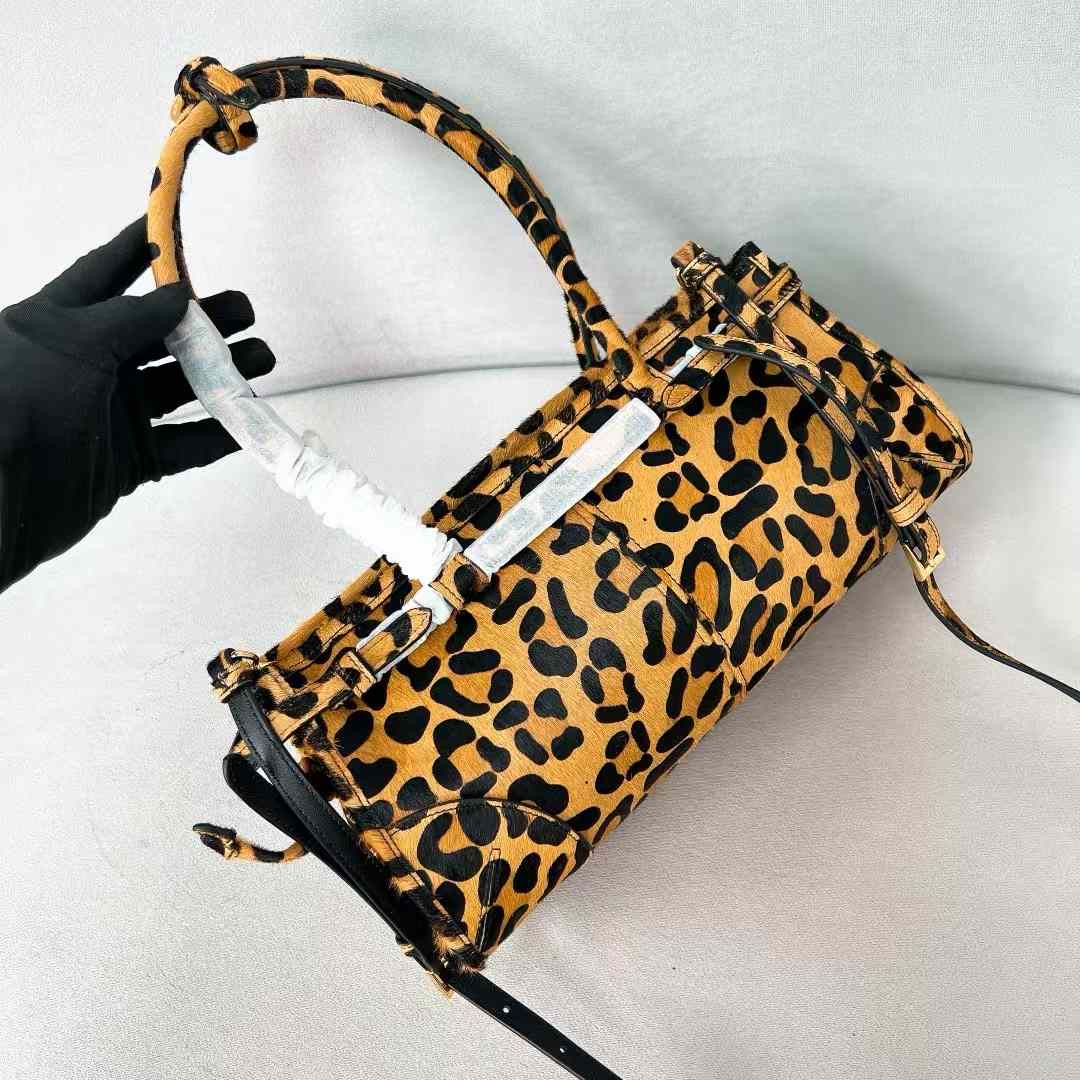 Prada Medium Leather Handbag Leopard Print Prada Medium Leather Handbag Leopard Print