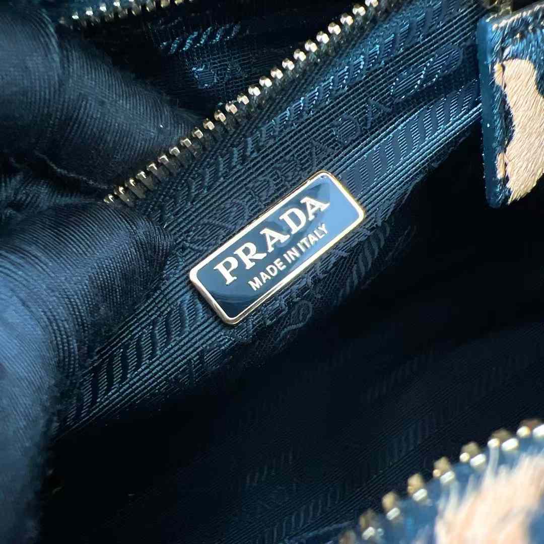Prada Medium Leather Handbag Leopard Print Prada Medium Leather Handbag Leopard Print