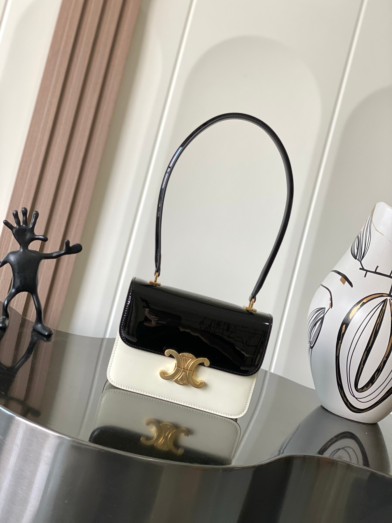 The Row Soft Margaux 10 Bag in Leather