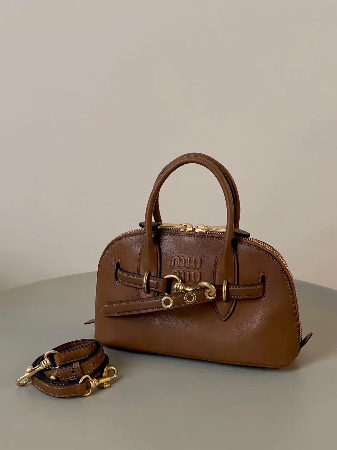 Miu Miu Aventure Small Top-Handle Bag