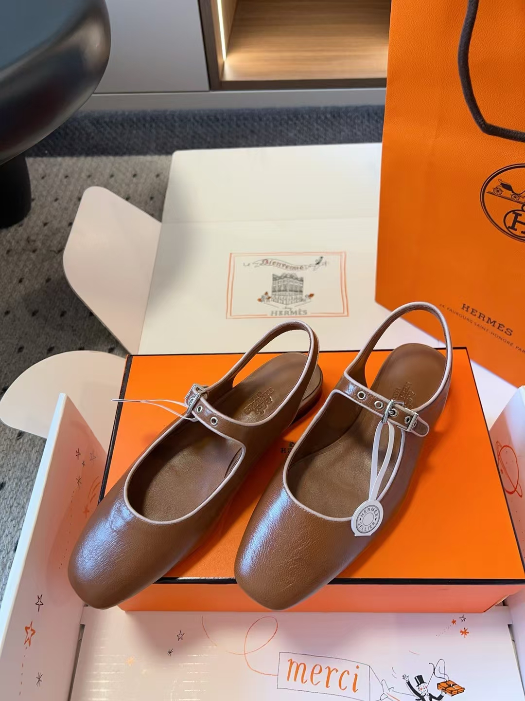 Hermes Kleo Slingback