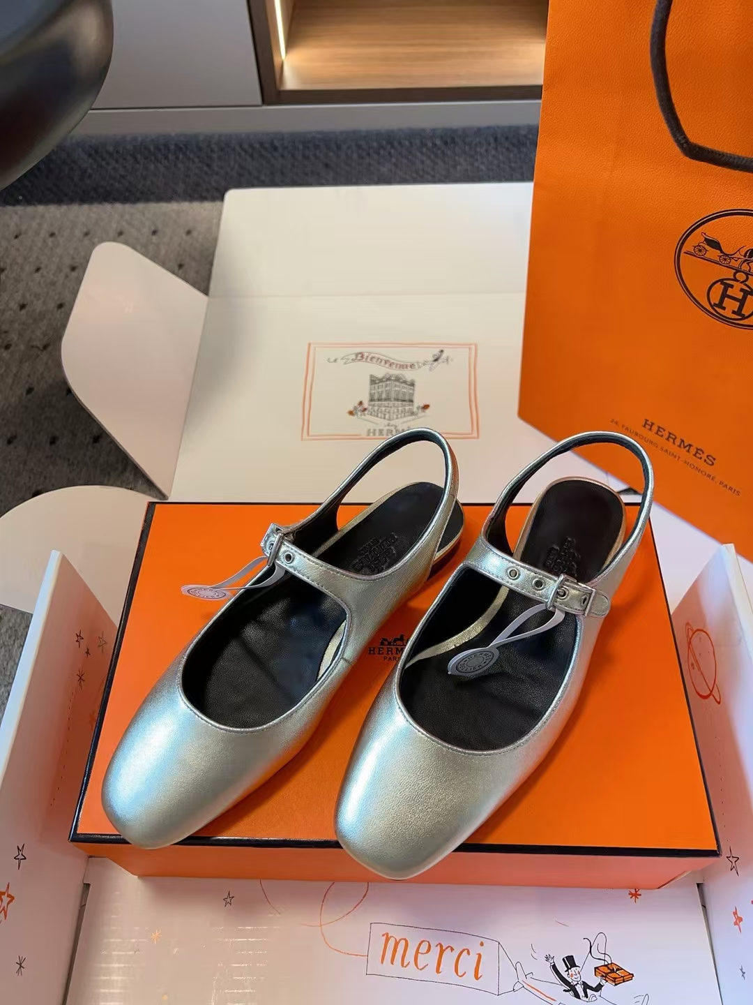 Hermes Kleo Slingback