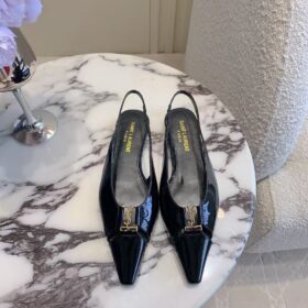 YSL Babylone Slingback Flats