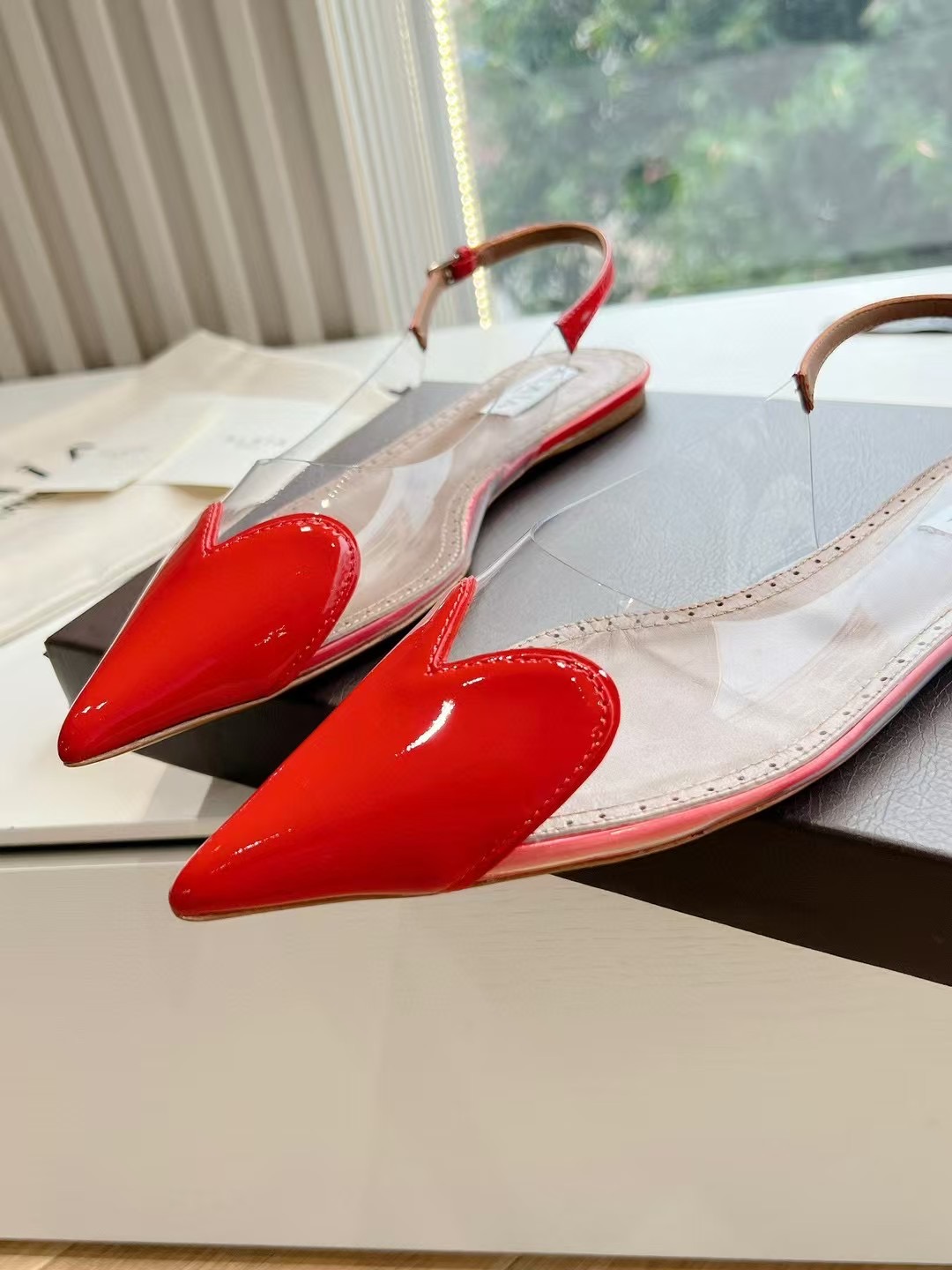 Alaia Le Couer Flat Slingback Alaia Le Couer Flat Slingback