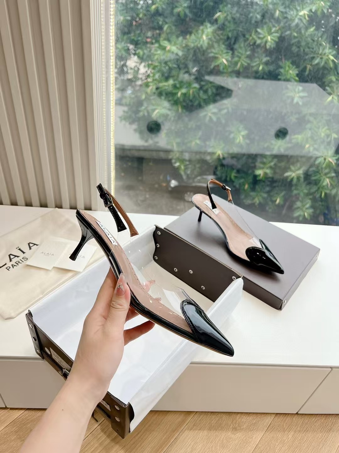 Alaia Le Couer Slingback Heel Alaia Le Couer Slingback Heel