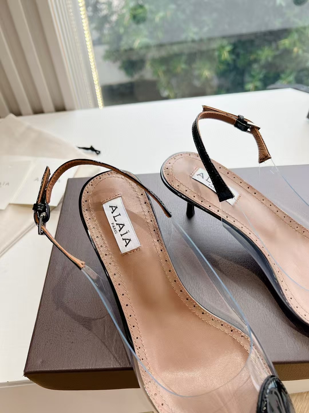 Alaia Le Couer Slingback Heel Alaia Le Couer Slingback Heel