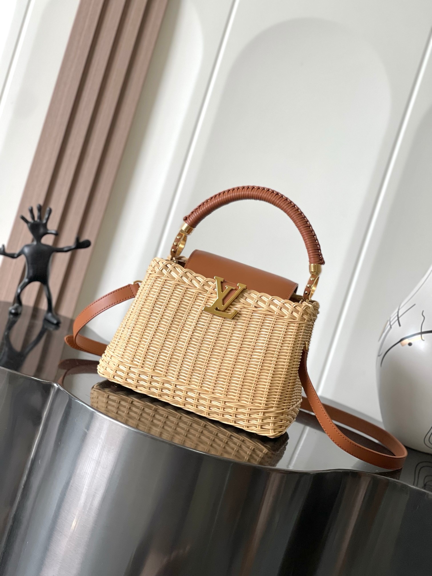 LV Rattan Capucines BB