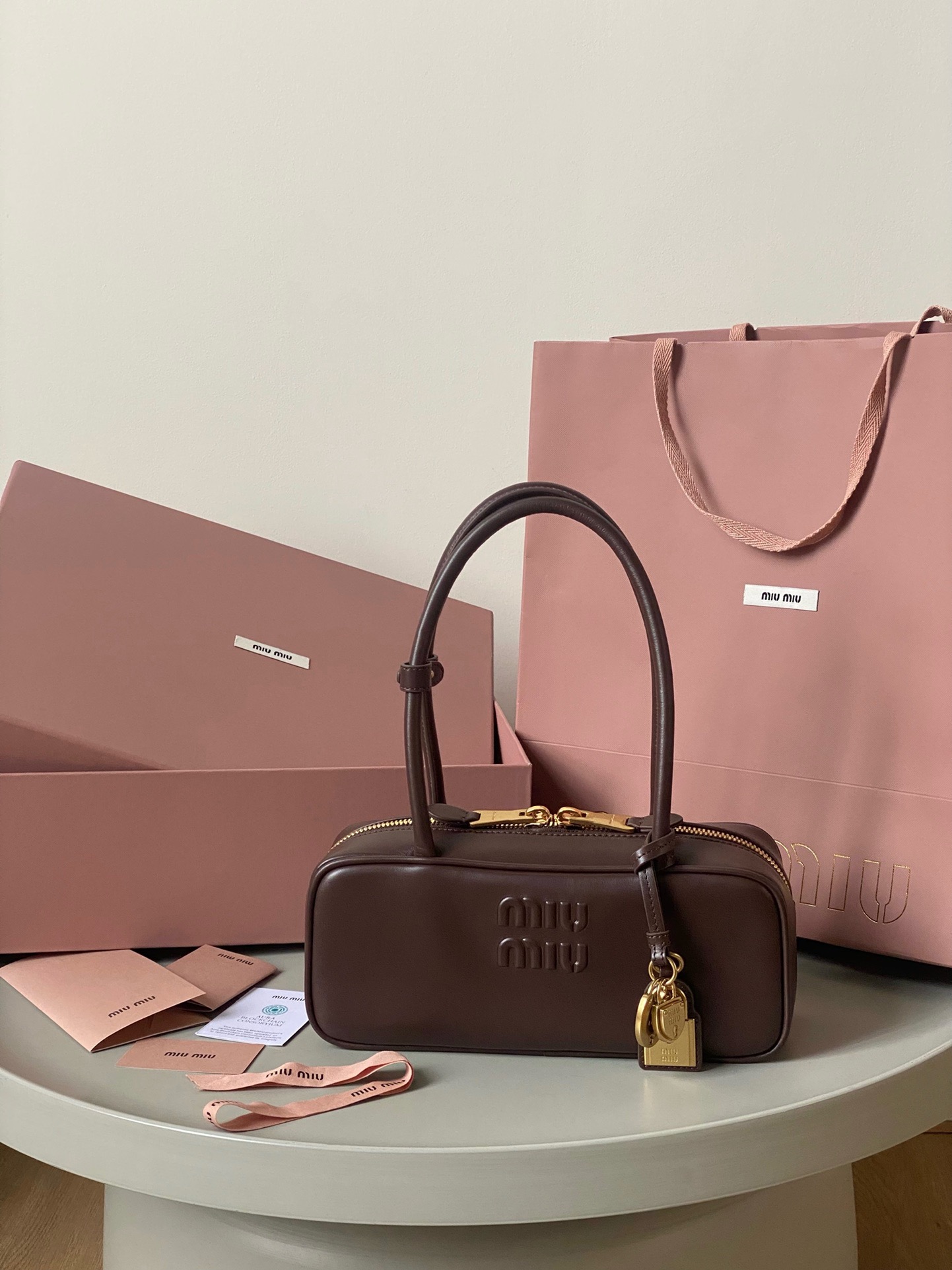 Miu Miu Beau Leather Bag