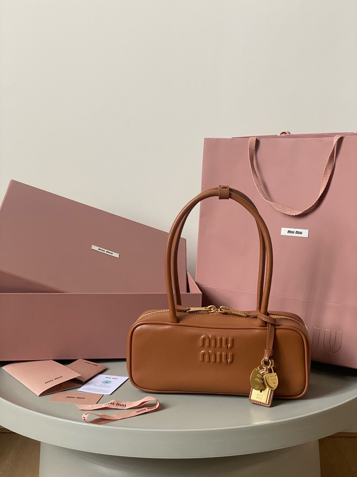 Miu Miu Beau Leather Bag