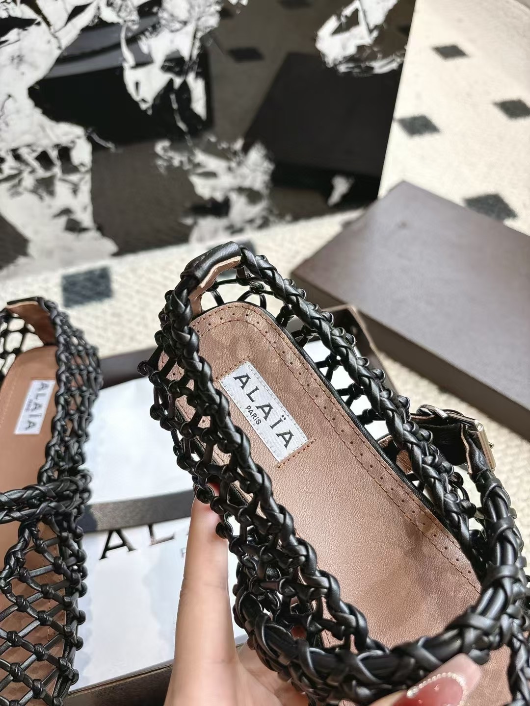 Valentino VLogo Raffia Sandals Valentino VLogo Raffia Sandals