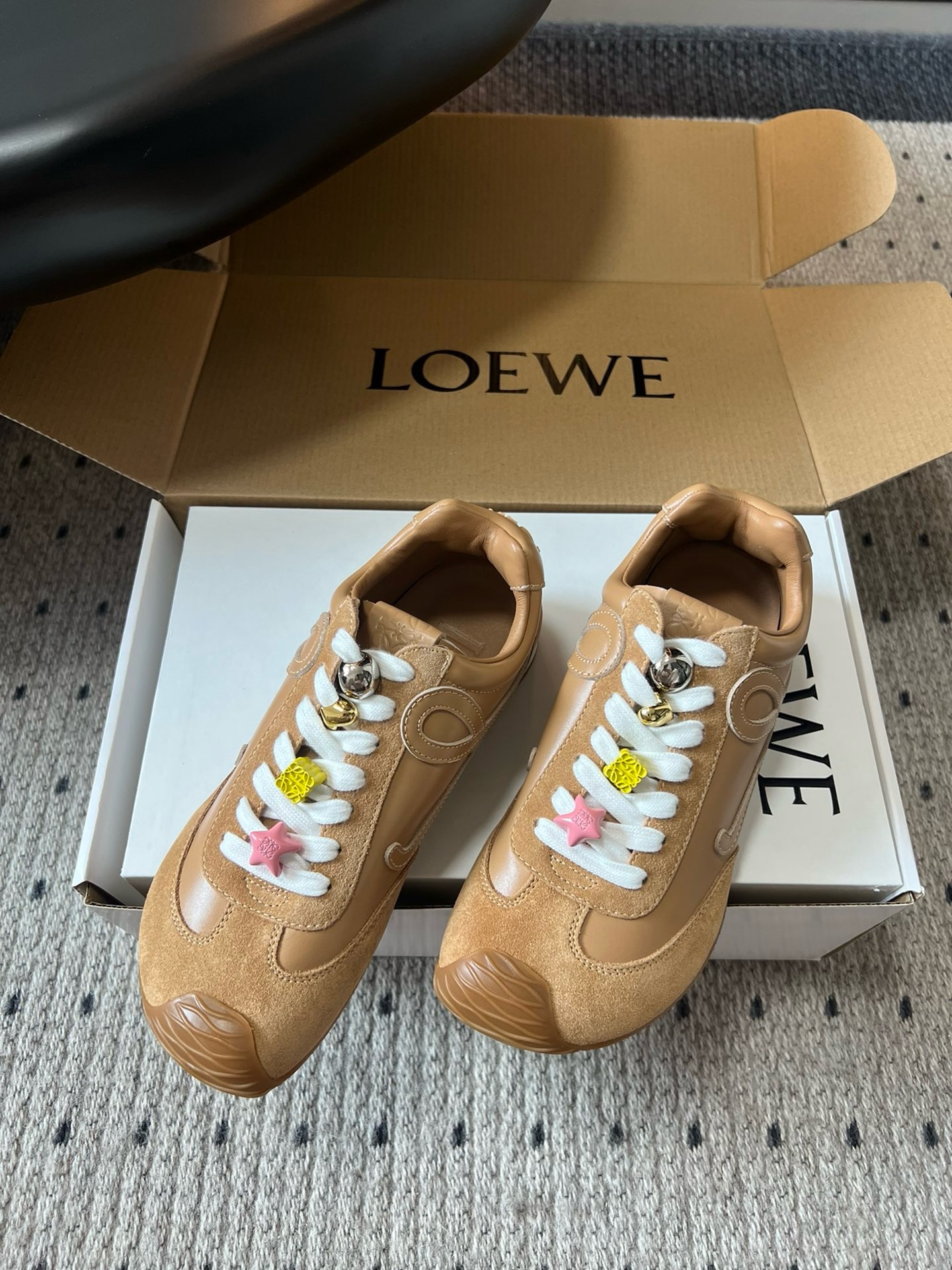 Prada Shuffle Antiqued Leather Loafers