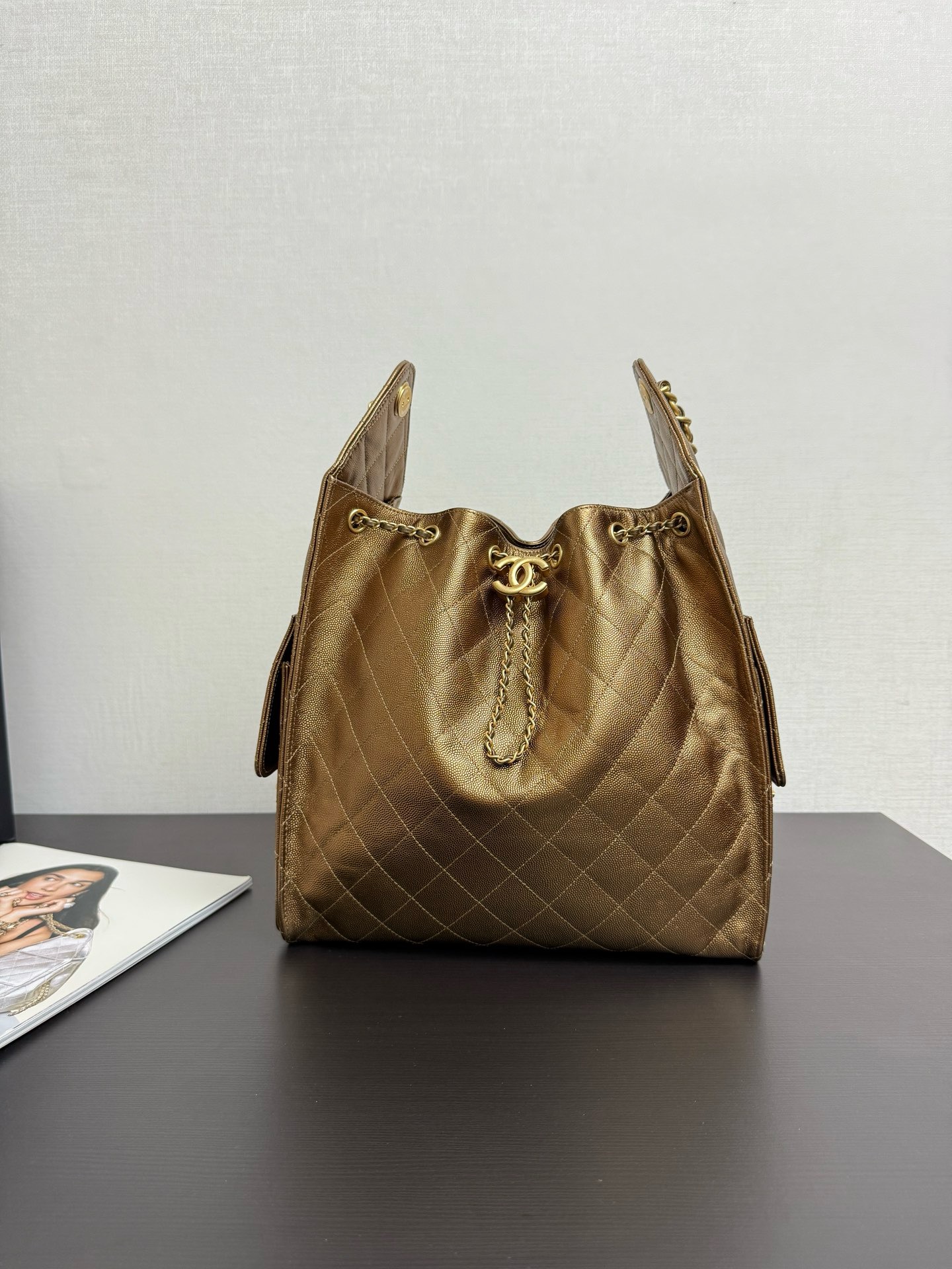 Chanel Medium Sequins Flap Bag