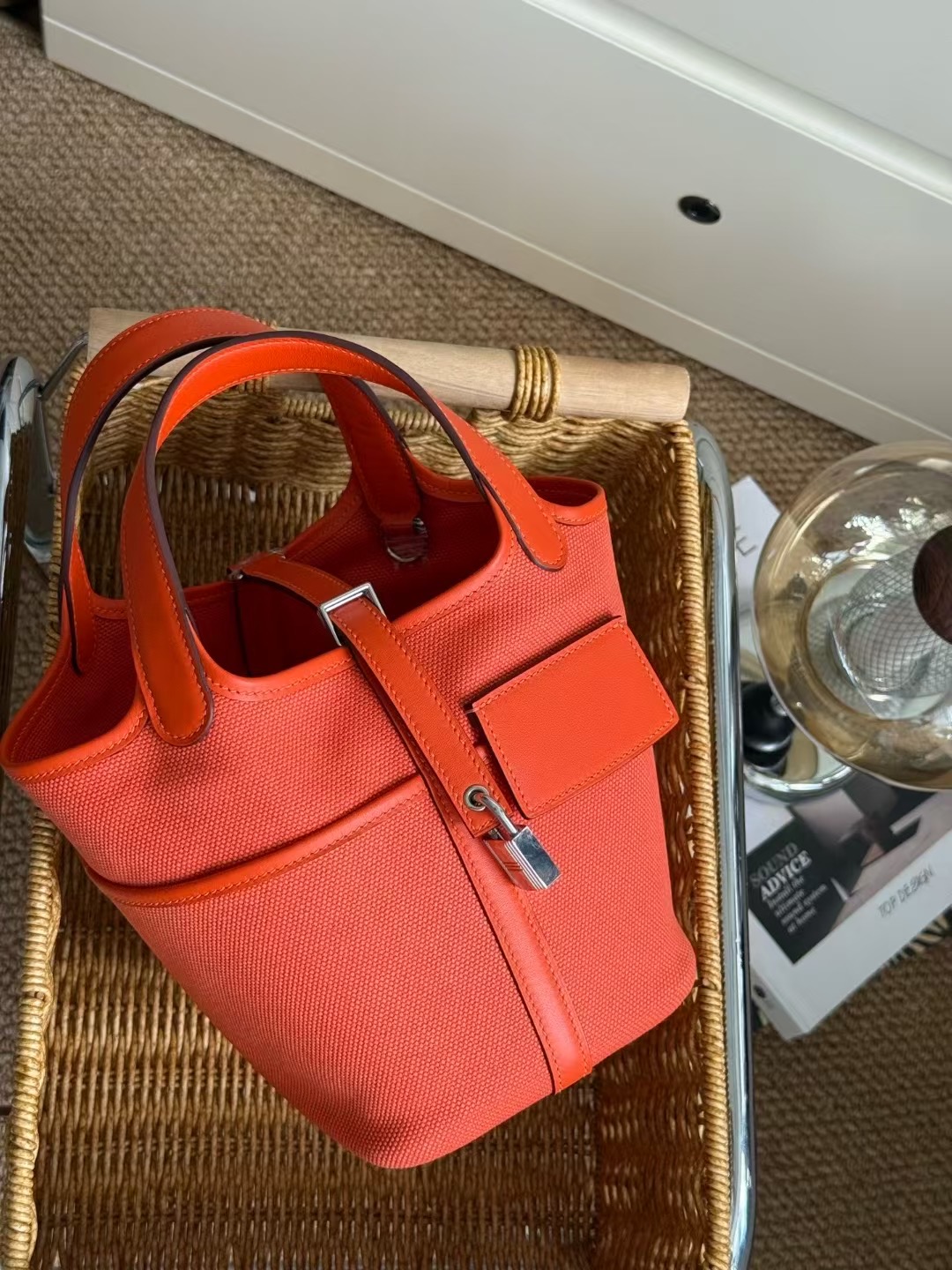 Hermès Picotin Cargo 18 Orange
