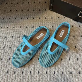 Alaia Fishnet Ballet Flats