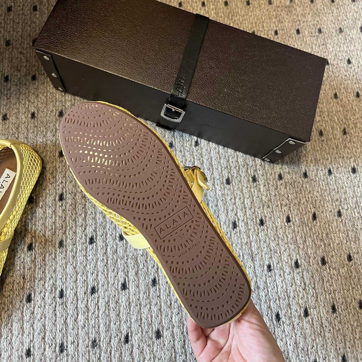 Alaia Fishnet Ballet Flats Alaia Fishnet Ballet Flats