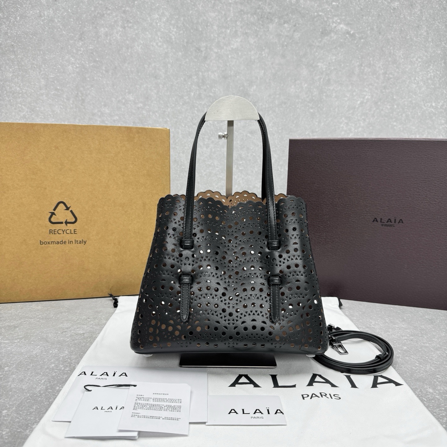 Alaia Fishnet Ballet Flats
