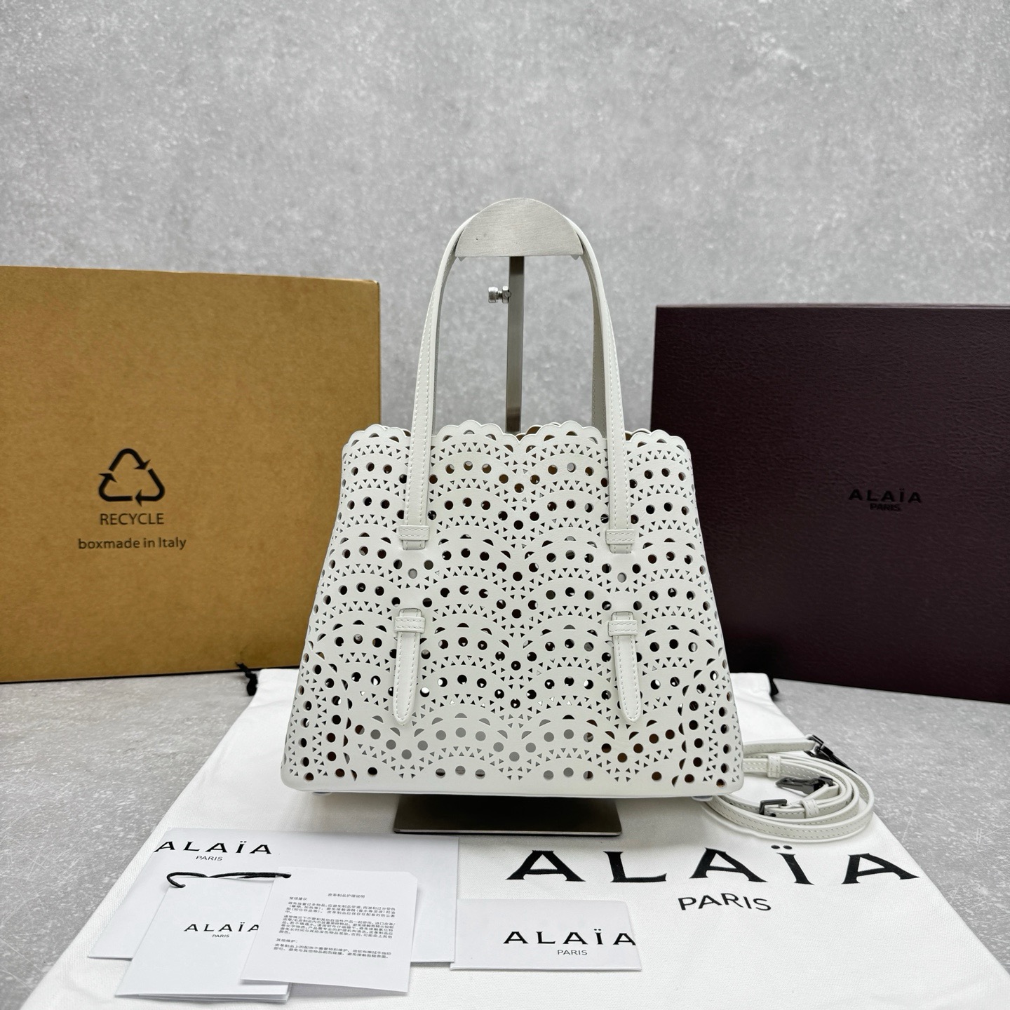 Alaia Fishnet Ballet Flats
