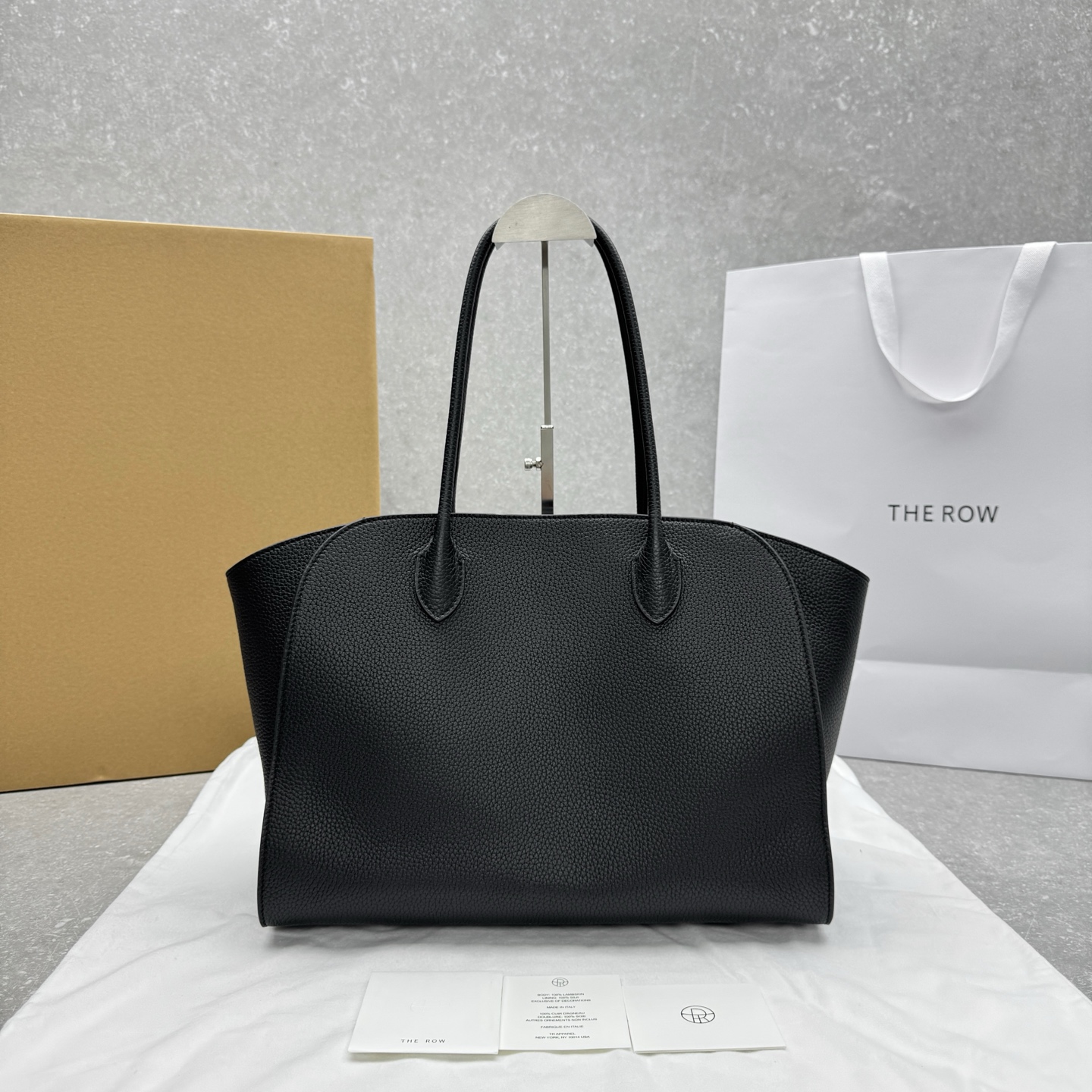 The Row Marlo 12 Bag in Leather