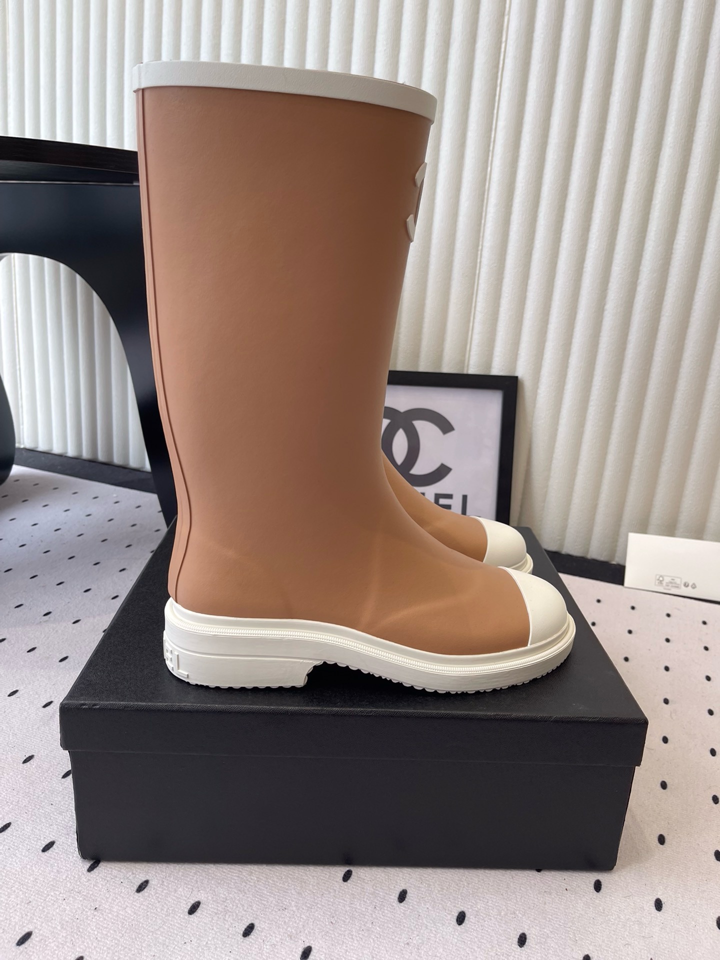 Chanel Rain Rubber Boots Chanel Rain Rubber Boots