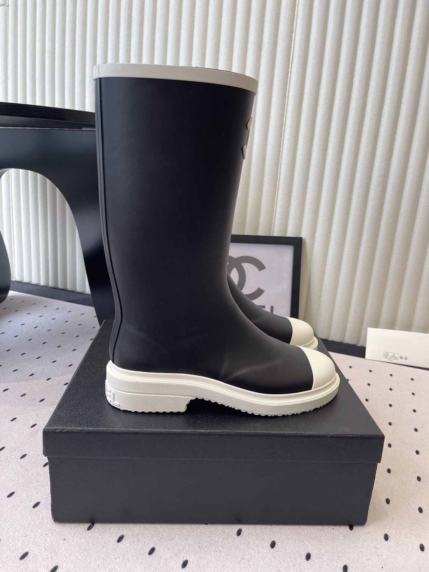 Chanel Rain Rubber Boots Chanel Rain Rubber Boots