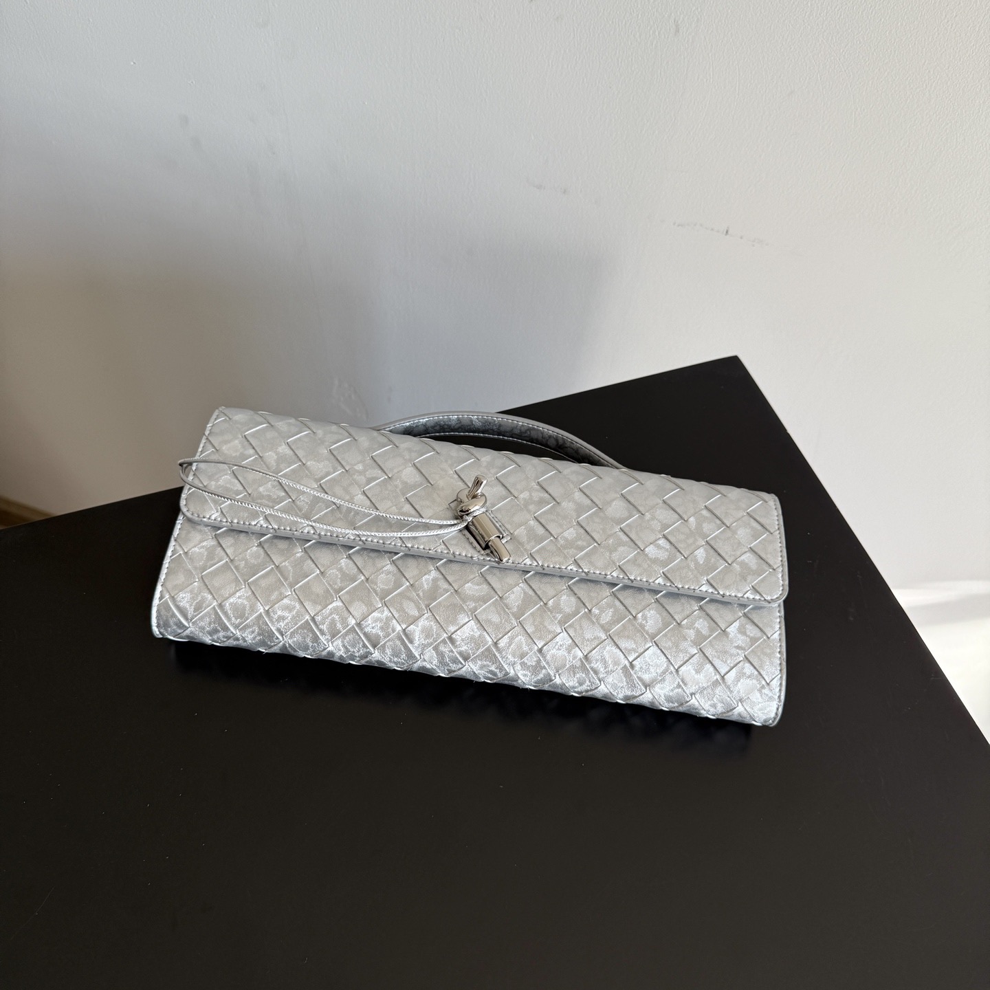 Hermès Kelly Pochette Swift Mauve Sylvestre GHW