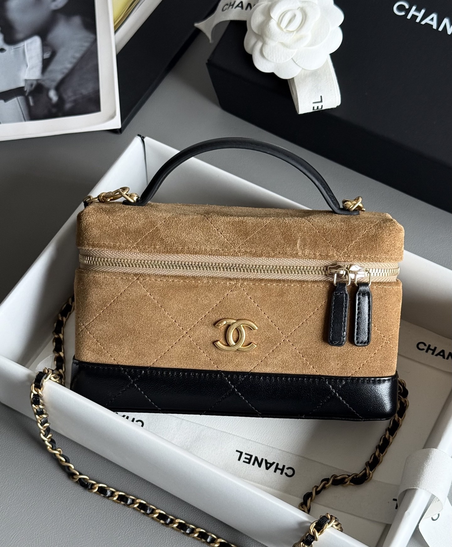 Chanel Double Flap Medium Denim