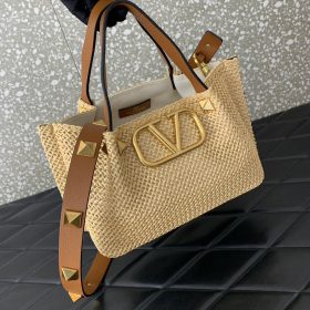 Valentino Medium Straw Summer Bag