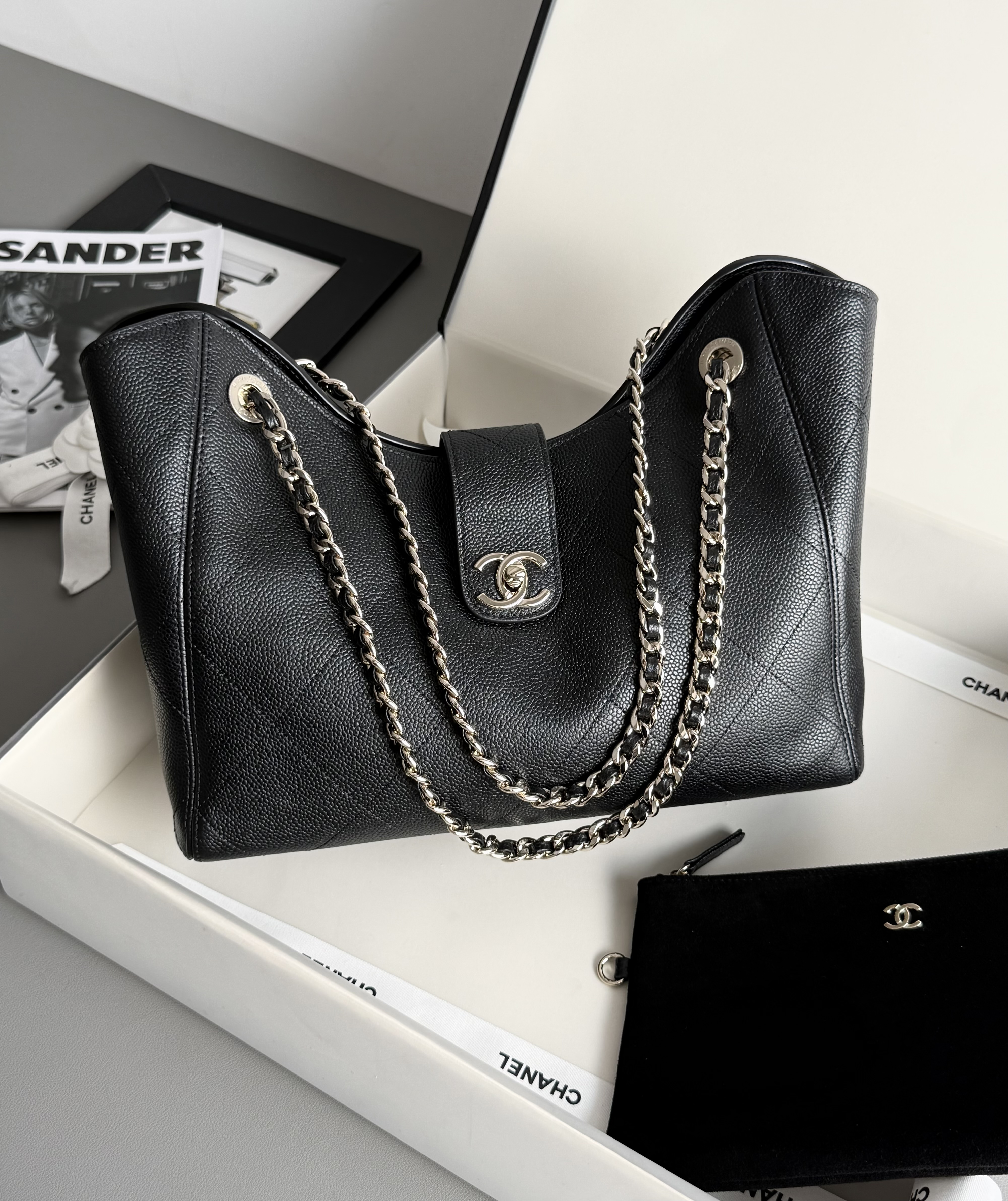 Prada Leather Cut-Out Ballerina
