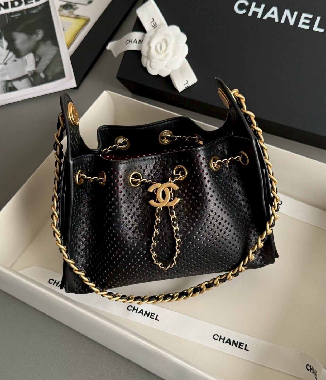 Chanel Maxi Bowling Bag