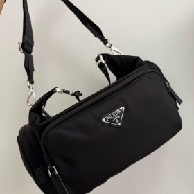 Prada Re-Nylon and Saffiano Leather Shoulder bag