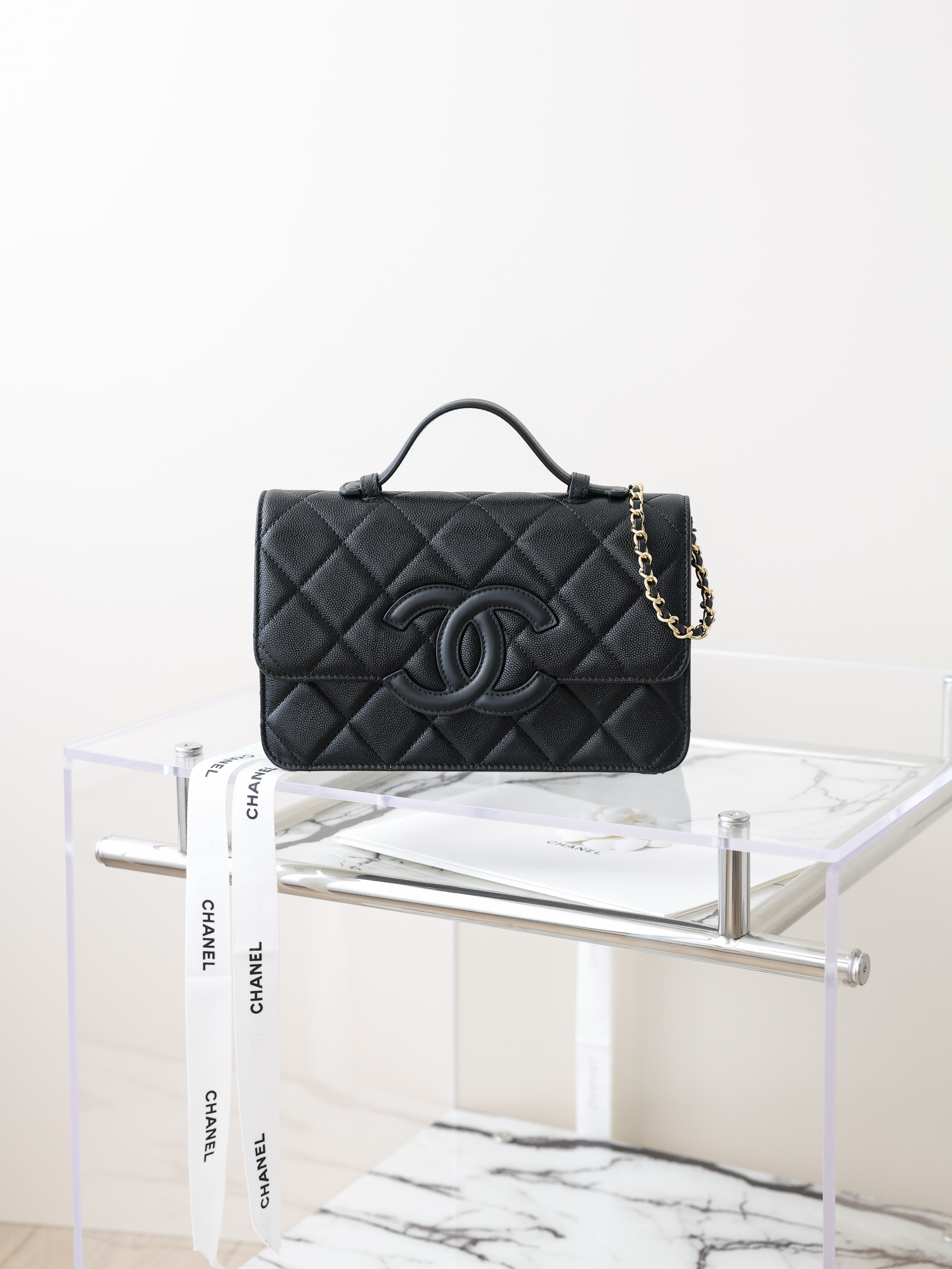 Lady Dior Mini Bag With Chain