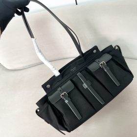 Prada Large Route Bag in Canvas and Leather Prada Large Route Bag in Canvas and Leather